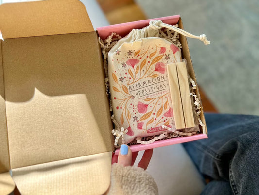 ocho fortuna Pack para regalar Cartas de Afirmaciones Positivas