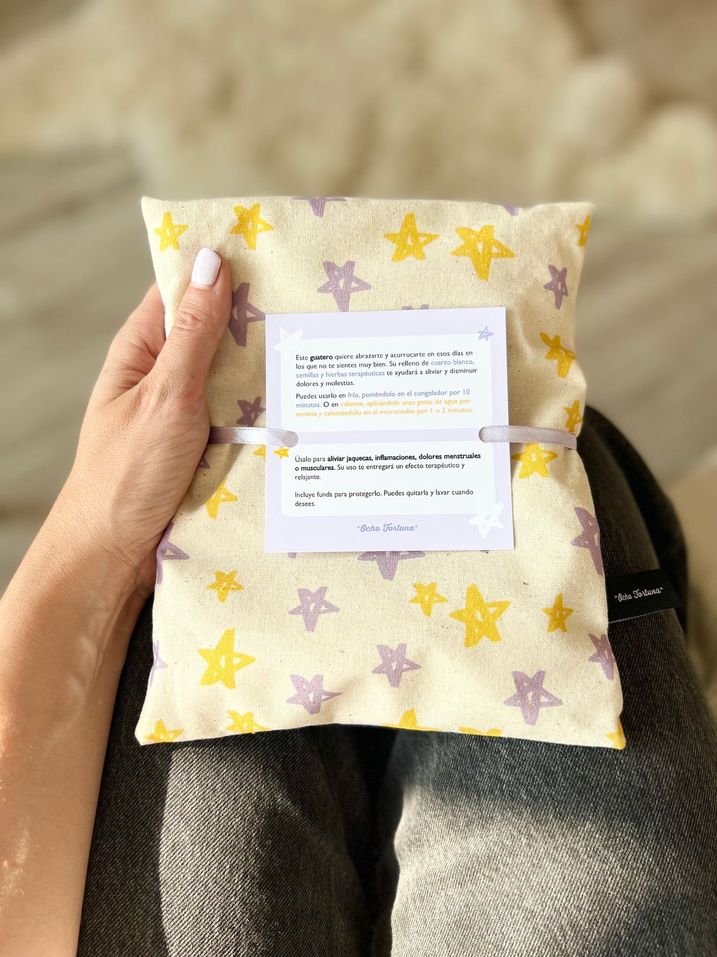 Guatero de Semillas, hierbas terapéuticas y cuarzo