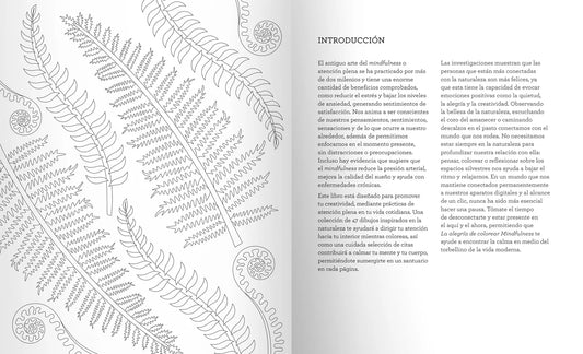 ocho fortuna Libro La alegría de colorear mindfulness editorial contrapunto