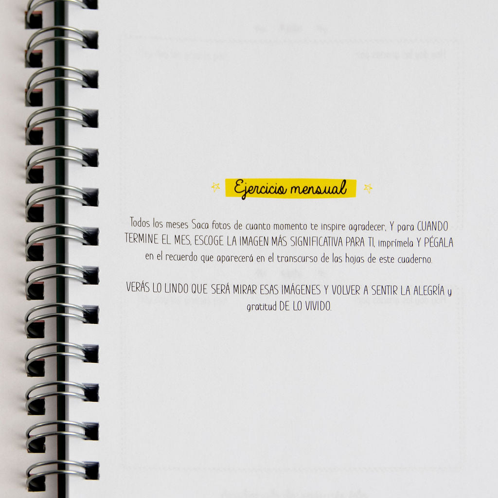 Cuaderno de Gratitud