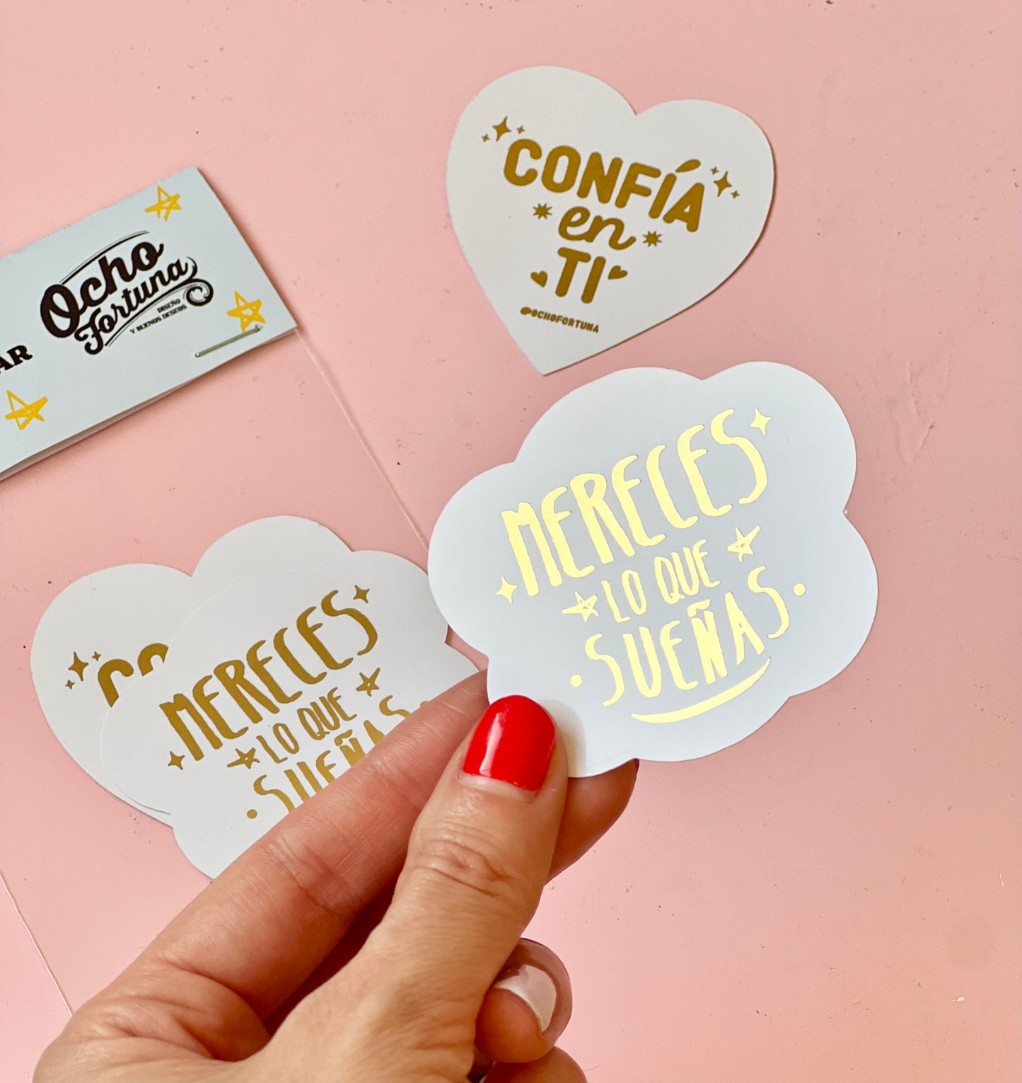 Stickers Dorados - 2 Und