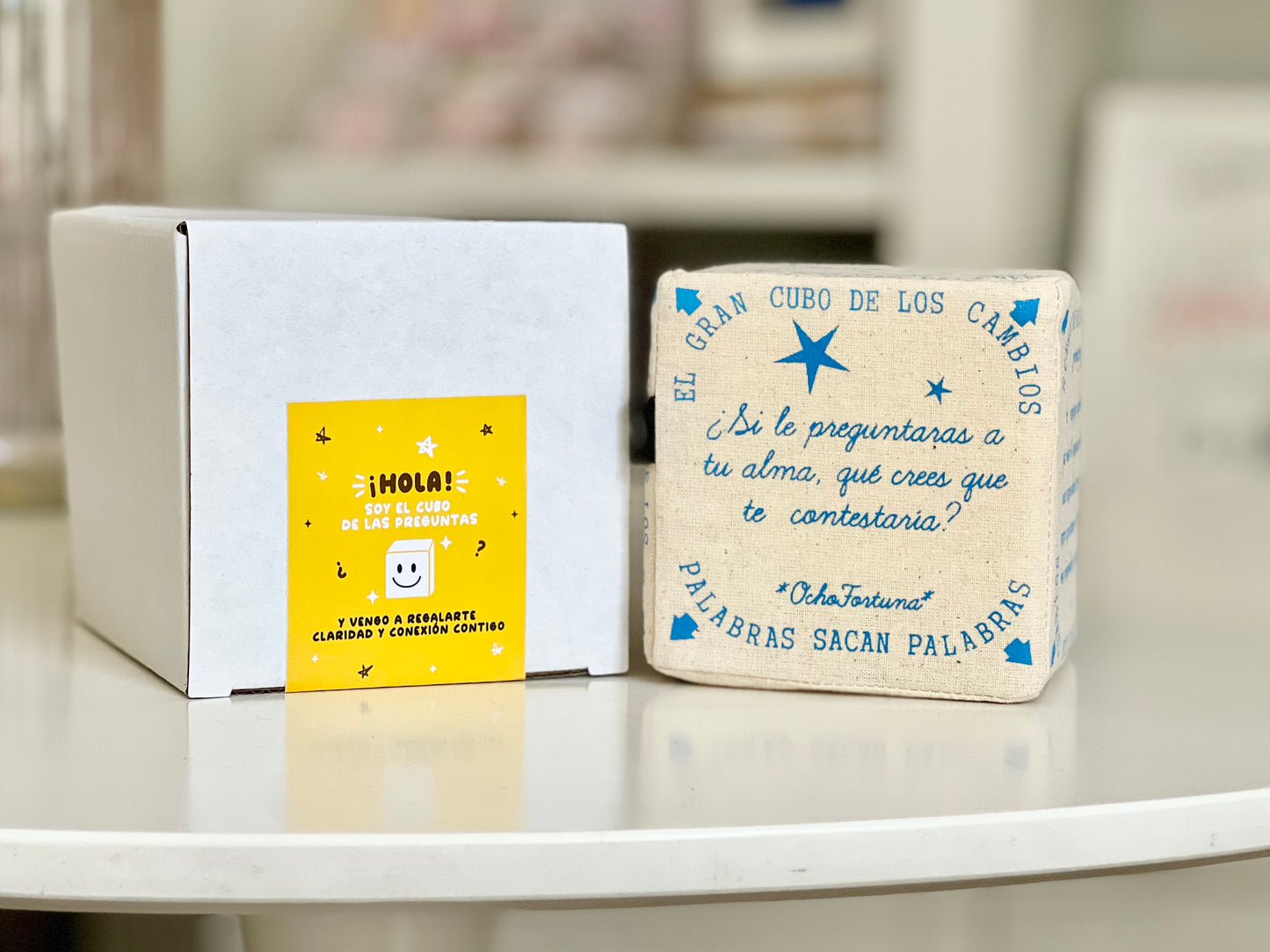 Cubo de las Preguntas (Azul)