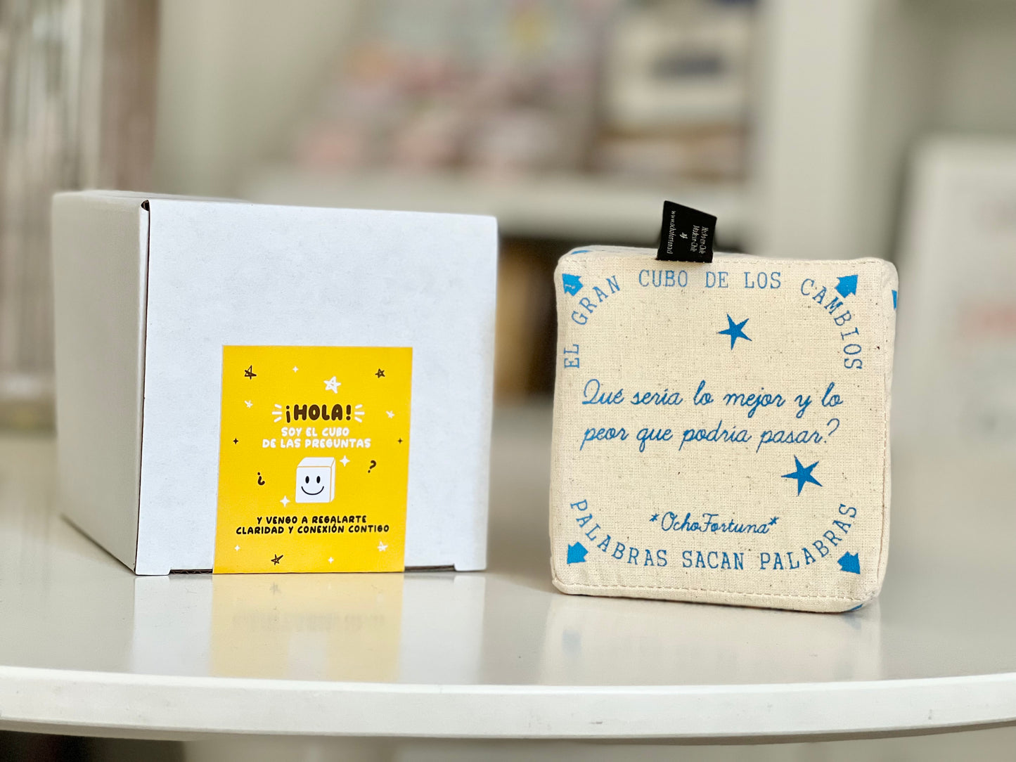 Cubo de las Preguntas (Azul)