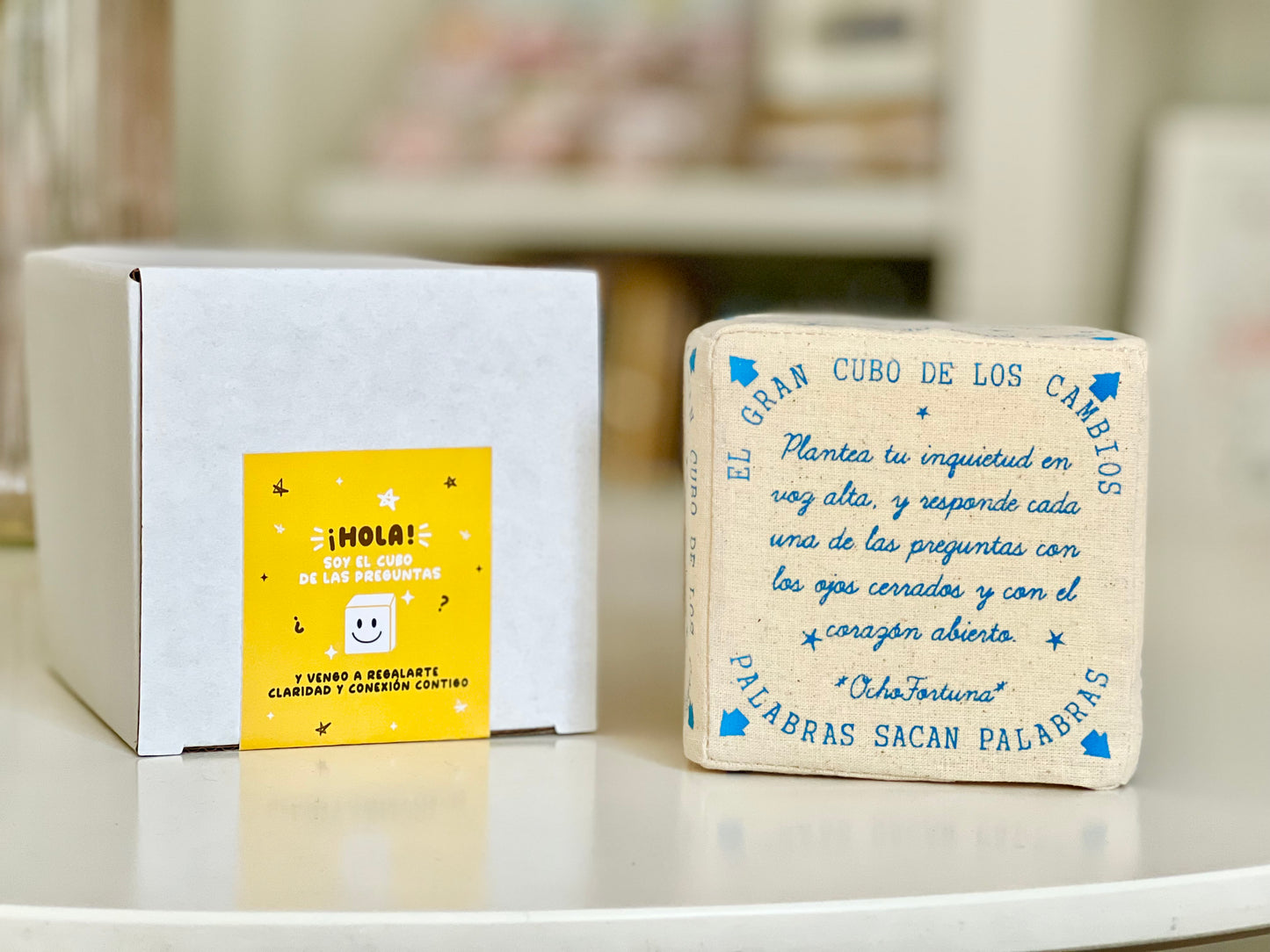 Cubo de las Preguntas (Azul)