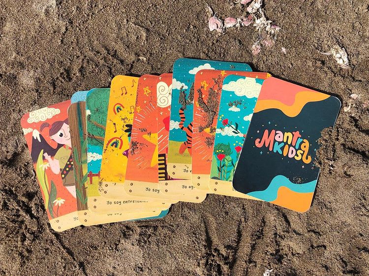 Mantra kids Cartas Mantrakids Afirmaciones Positivas