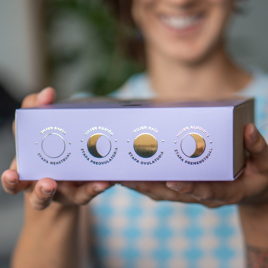 Té enfusión Pack 4 Té Caja Lunar