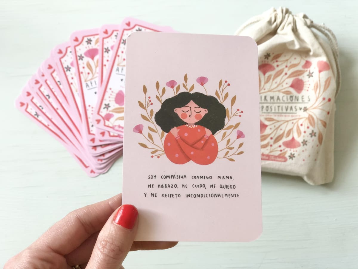 ocho fortuna Cartas Afirmaciones Positivas