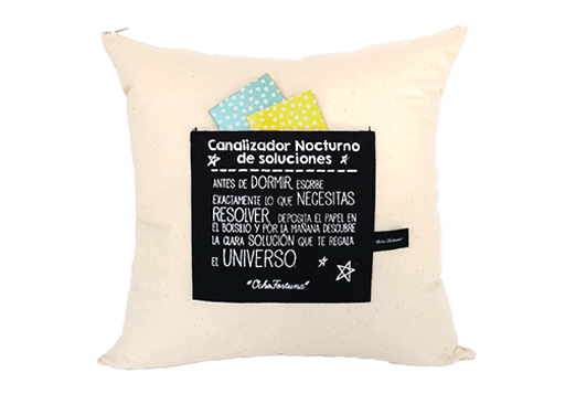 Ocho Fortuna Cojín Bolsillo Canalizador Nocturno de Soluciones