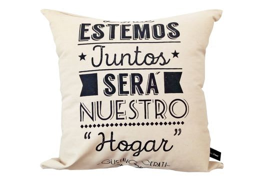 Ocho Fortuna Cojín Donde estemos juntos (Cerati)