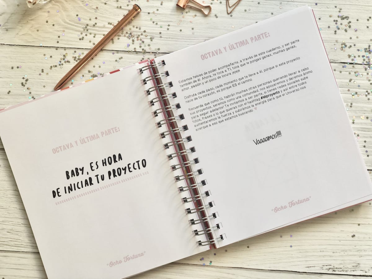 ocho fortuna papelería Cuaderno Mi Proyecto