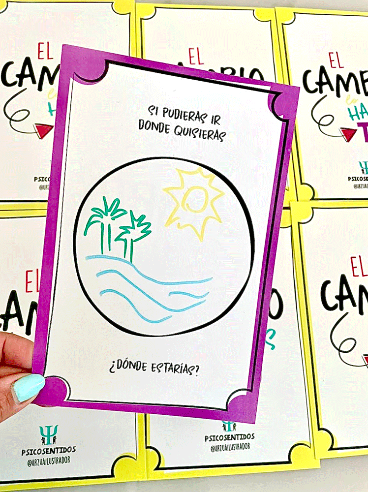 Psicosentidos Cartas El Cambio lo haces Tú