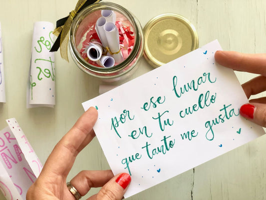 ocho fortuna Frasco Razones de Por qué Te Quiero