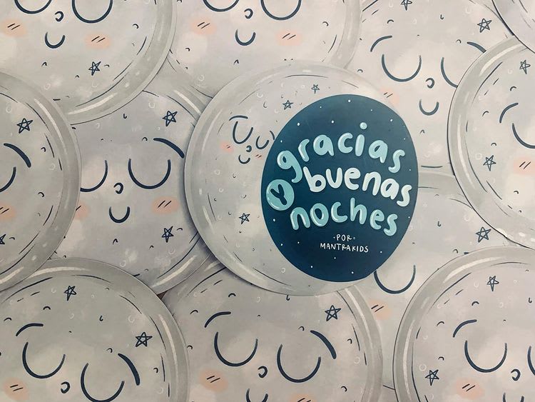 Mantra kids Cartas Gracias Y buenas Noches Gratitud