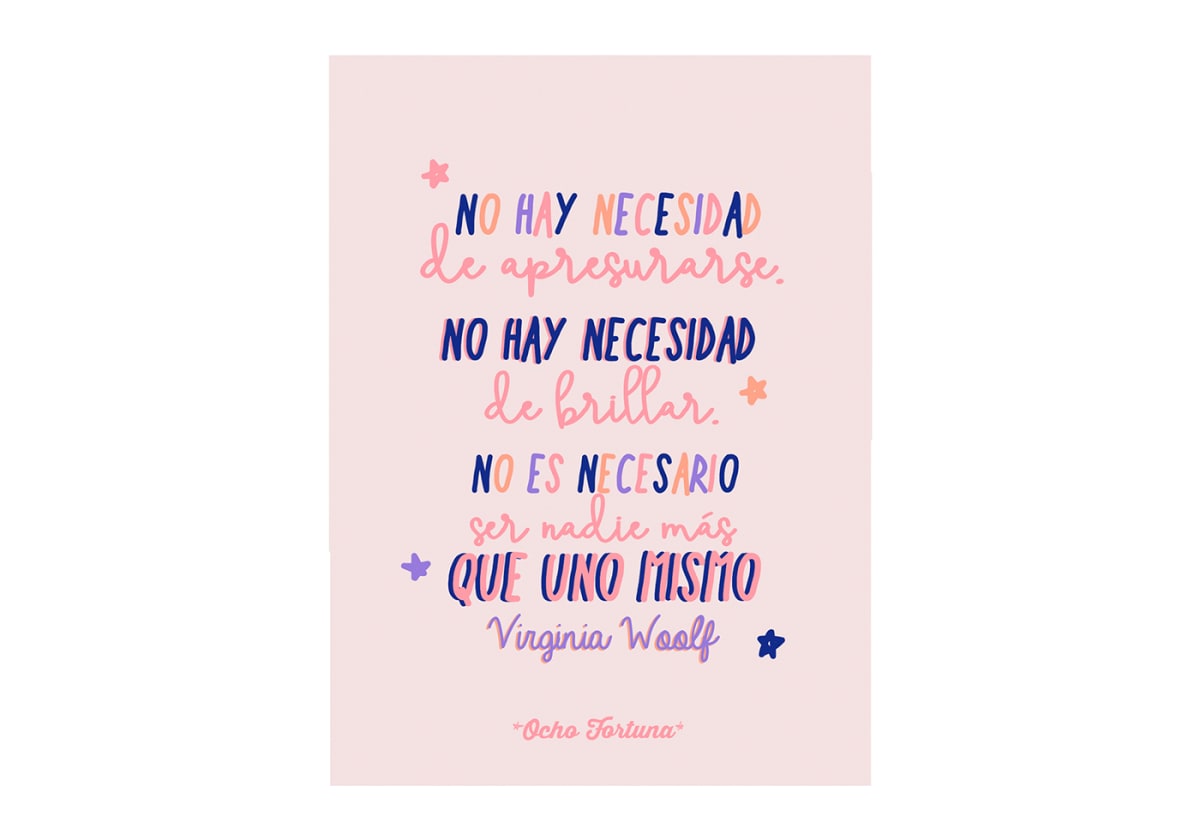 Cuadro/Lámina 25x35 Virginia Woolf solo lámina