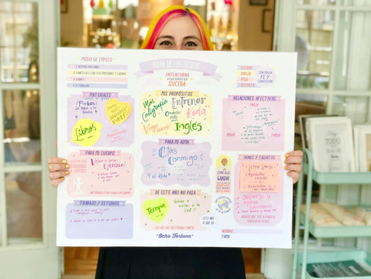 ocho fortuna papelería Mapa de los Deseos