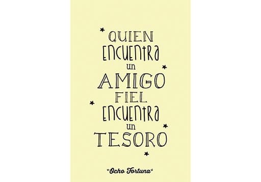 POSTAL 10x15 Amigos tesoro