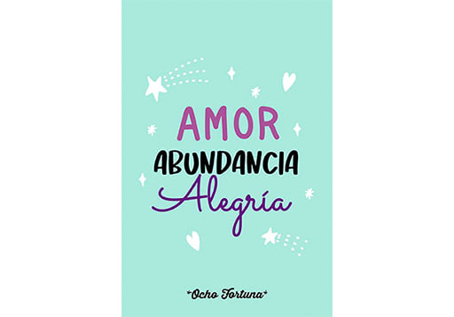 POSTAL 10x15 Amor Abundancia Alegría