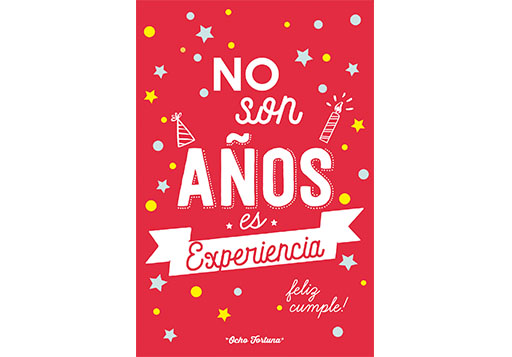 POSTAL 10x15 Cumpleaños, Experiencia