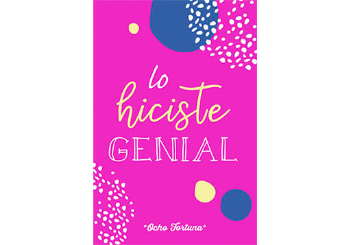 POSTAL 10x15 Lo hiciste genial