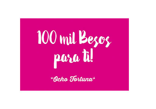 POSTAL 10x15 100 Mil Besos
