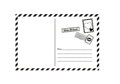 POSTAL 10x15 100 Mil Besos