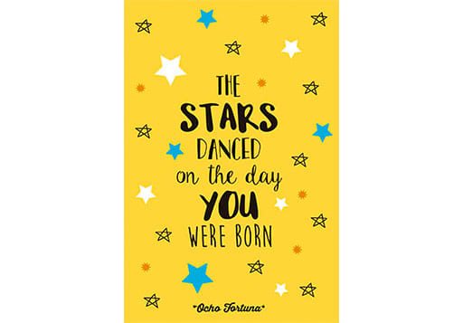 POSTAL 10x15 The stars...