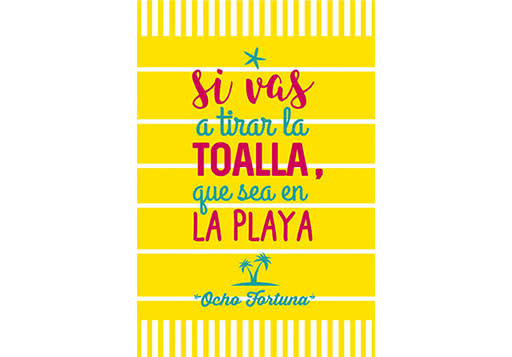 POSTAL 10x15 Toalla