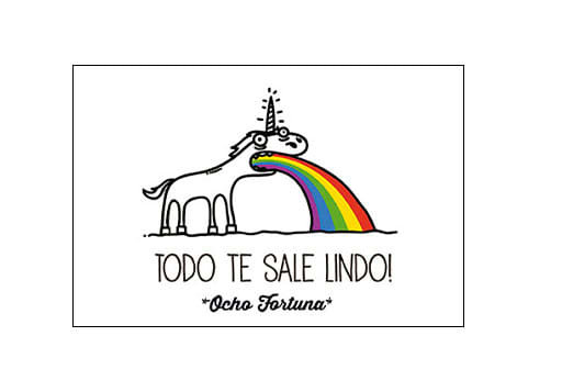POSTAL 10x15 Unicornio
