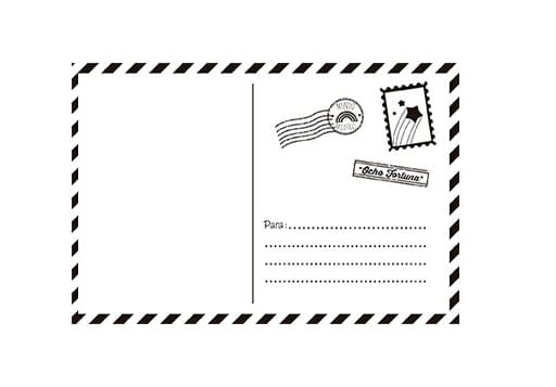 POSTAL 10x15 Unicornio