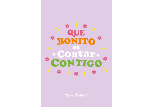 POSTAL 10x15 Que bonito