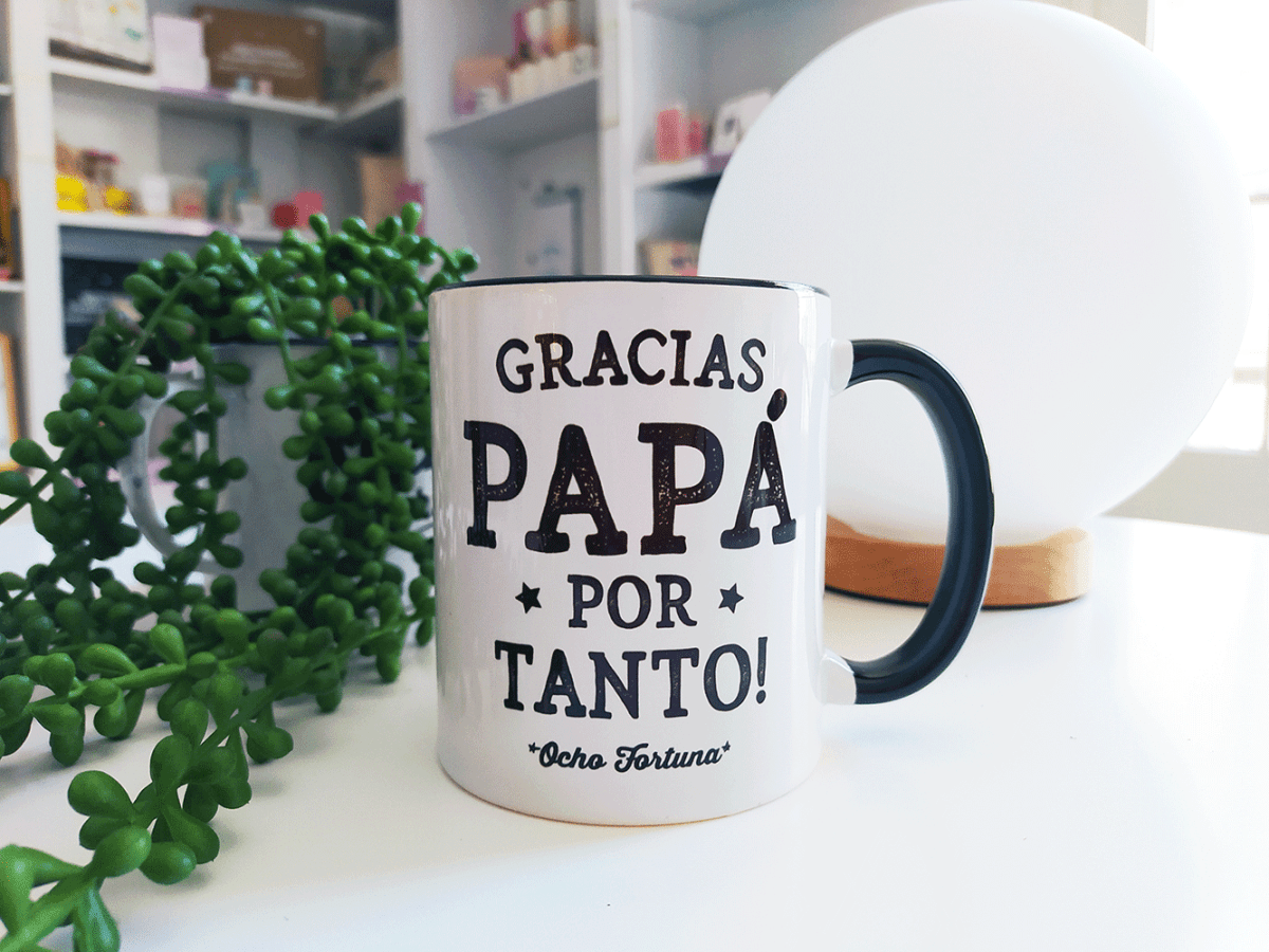 Ocho Fortuna Tazón Gracias Papá