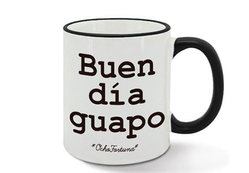Ocho Fortuna Tazón Buen Día Guapo!