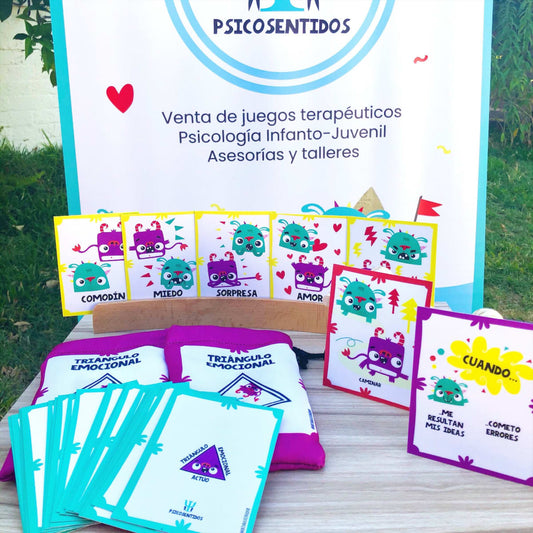 Psicosentidos Cartas Triángulo Emocional