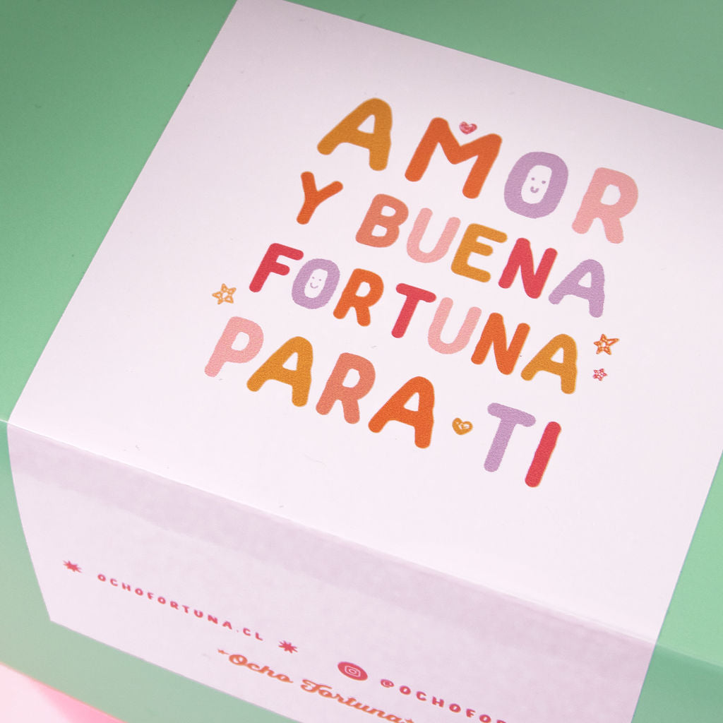 ocho fortuna cajas y packs Caja Regalo Amor y Buena Fortuna