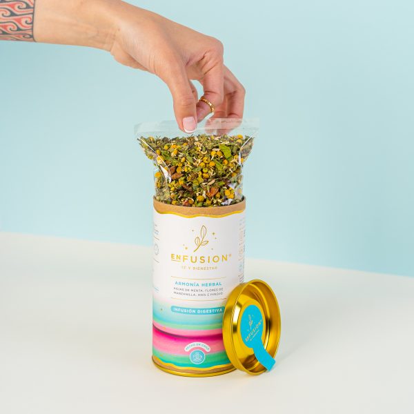 Té Armonía Herbal formato tubo