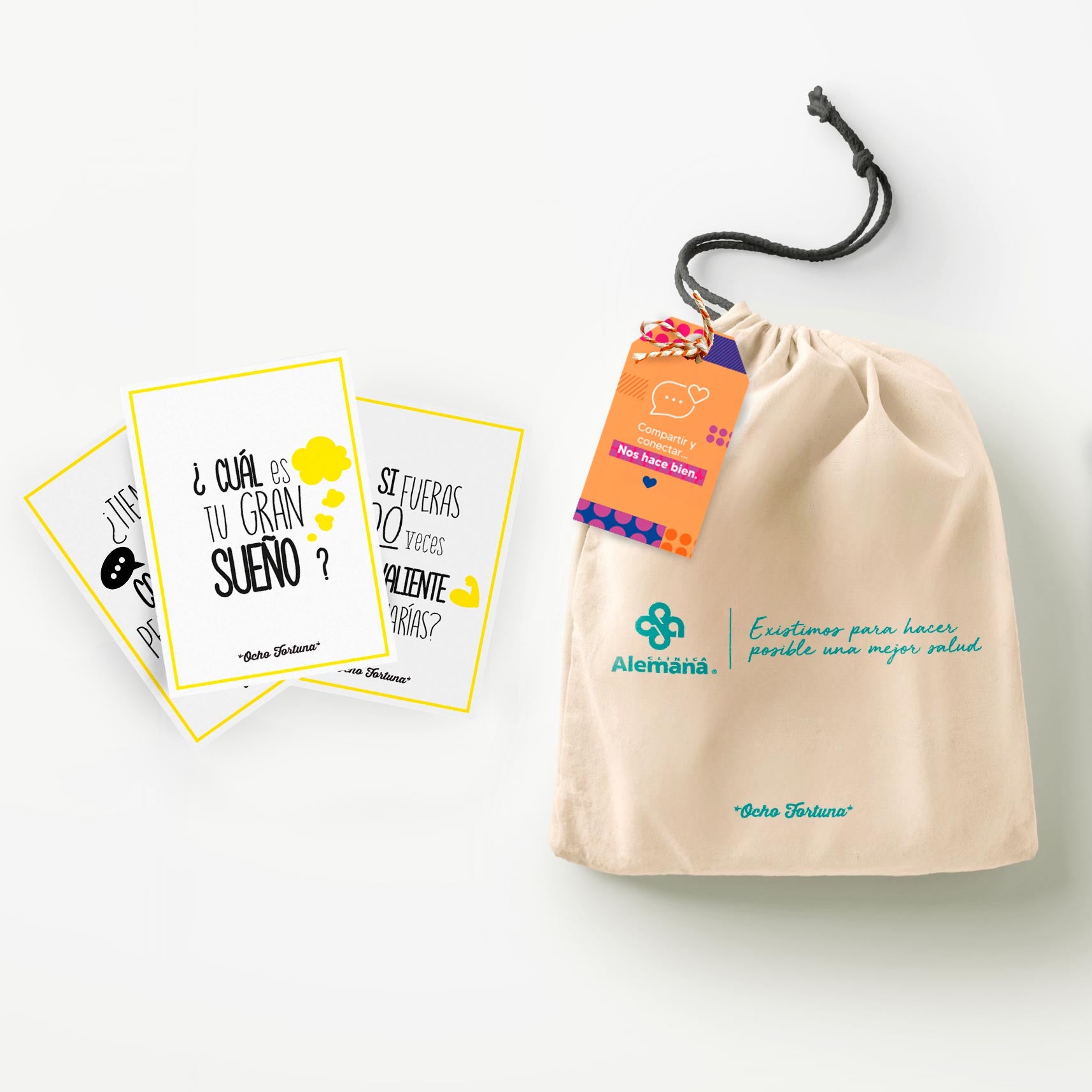 ocho fortuna regalo corporativo personalizado para clínica alemana