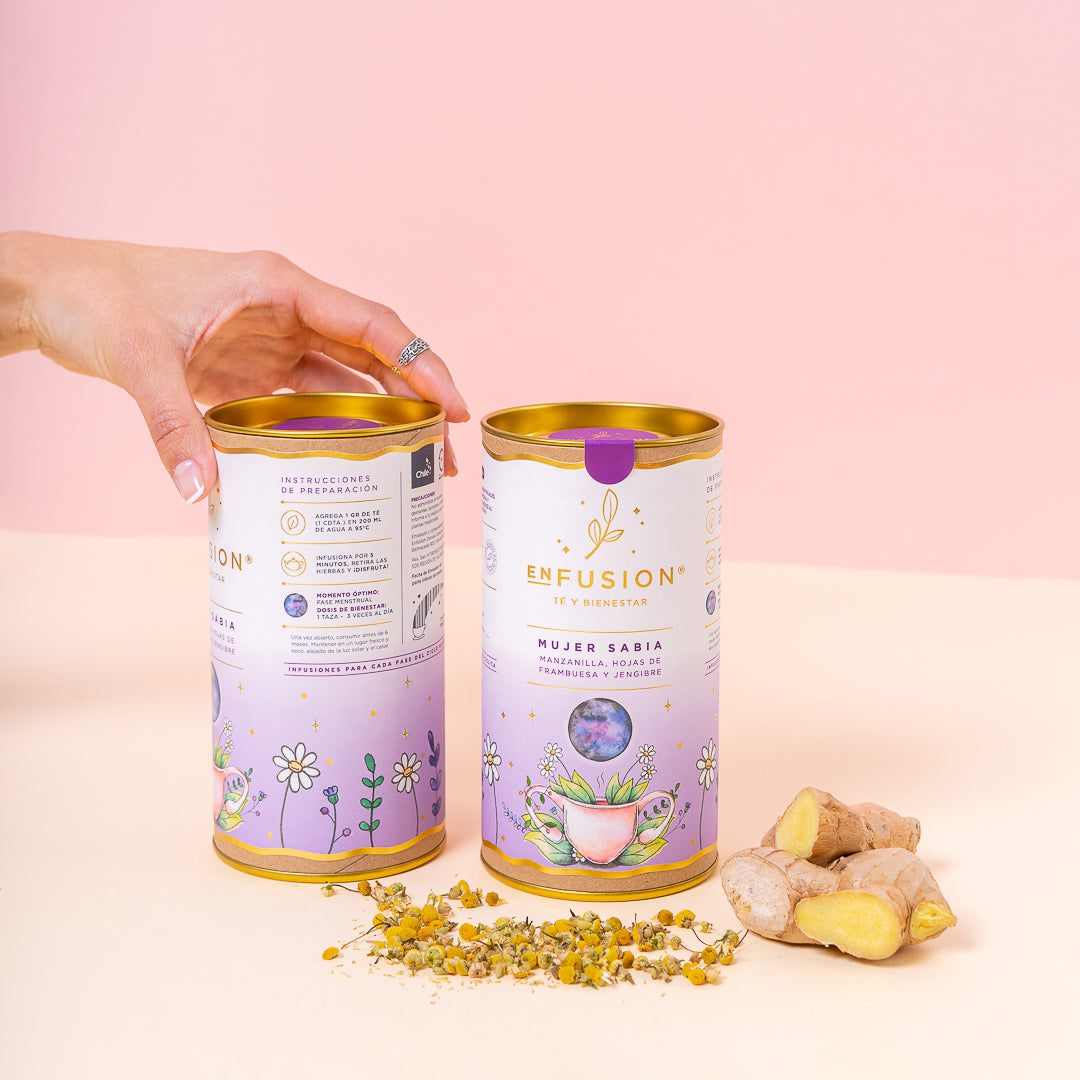 Té Mujer Sabia formato tubo