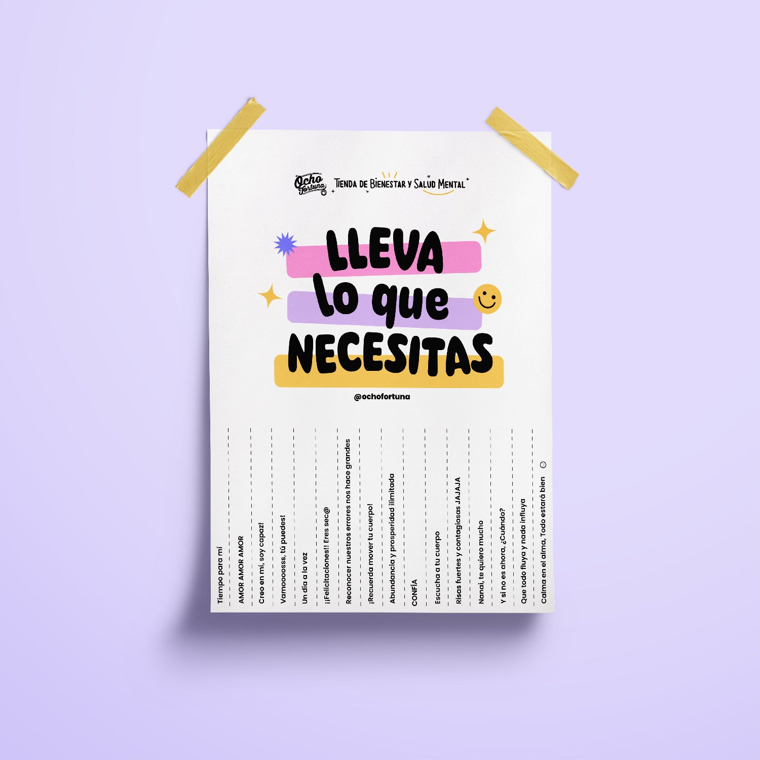 ocho fortuna descargable de regalo lleva lo que necesites