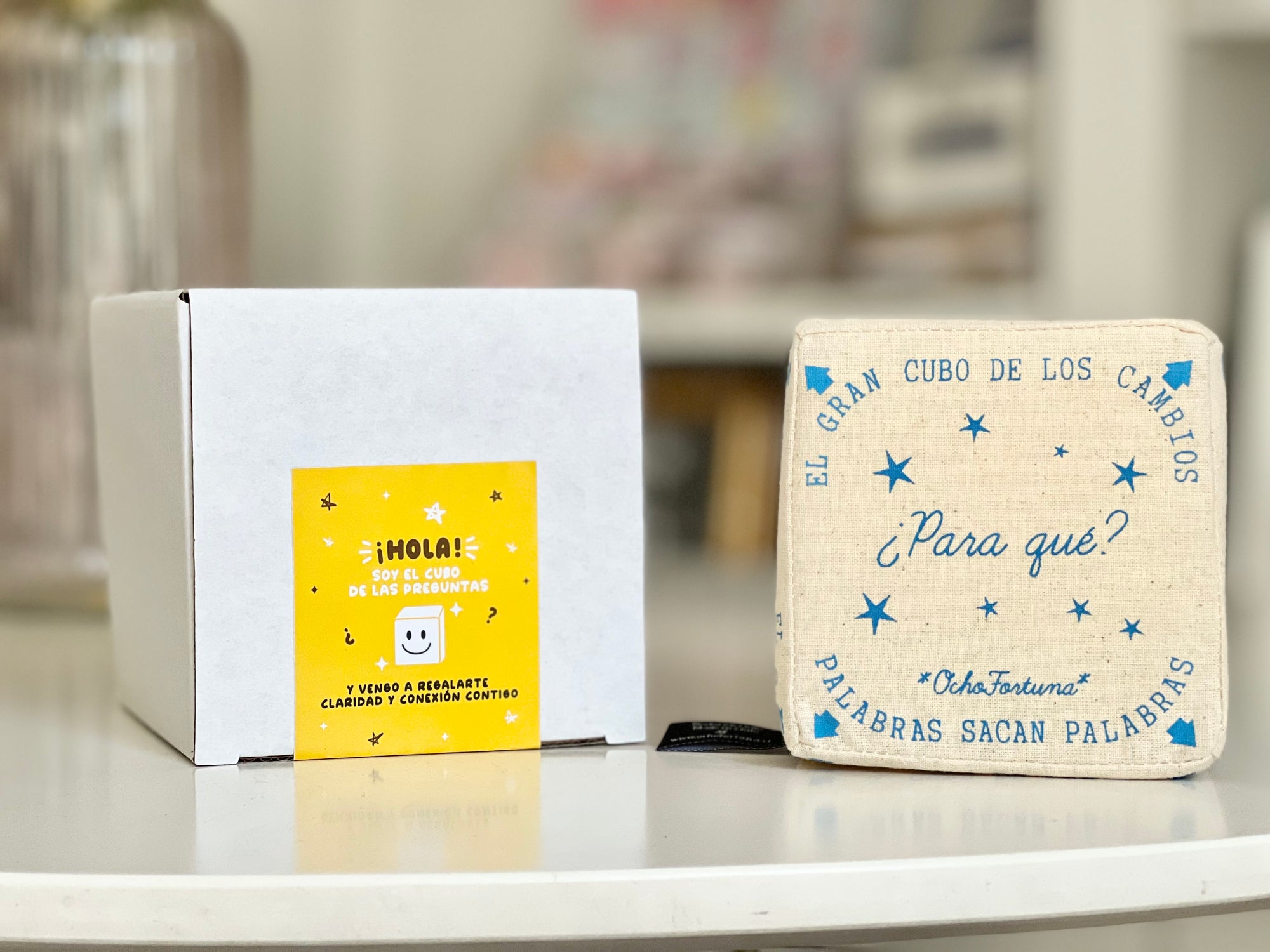 Cubo de las Preguntas (Azul)