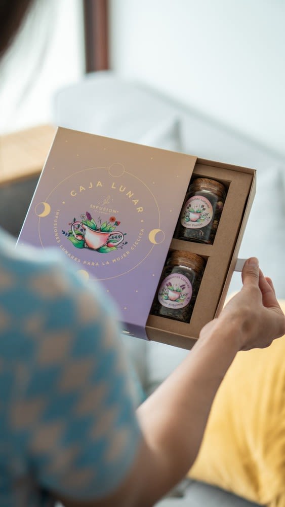 Té enfusión Pack 4 Té Caja Lunar