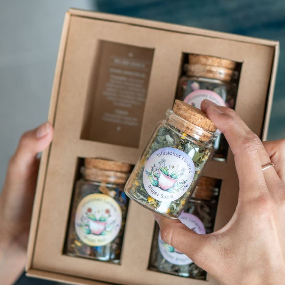 Té enfusión Pack 4 Té Caja Lunar