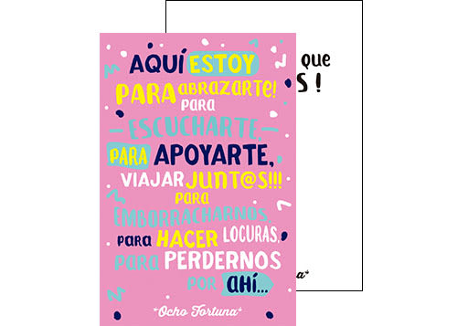 POSTAL 10x15 Aquí estoy para