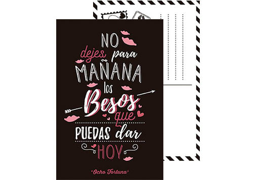 POSTAL 10x15 Besos