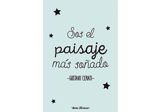 POSTAL 10x15 Sos el Paisaje (Cerati)