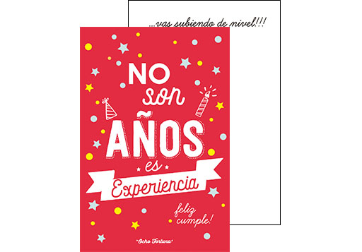 POSTAL 10x15 Cumpleaños, Experiencia
