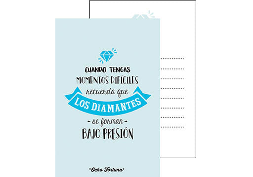 POSTAL 10x15 Diamantes