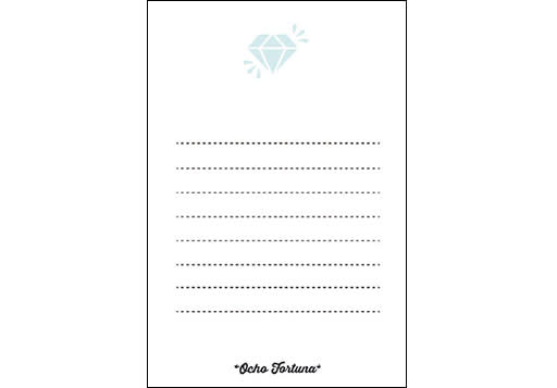 POSTAL 10x15 Diamantes