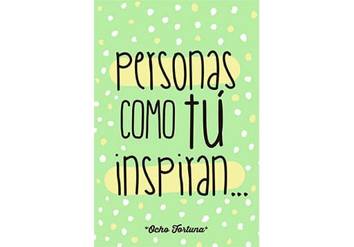 POSTAL 10x15 Personas como tú inspiran