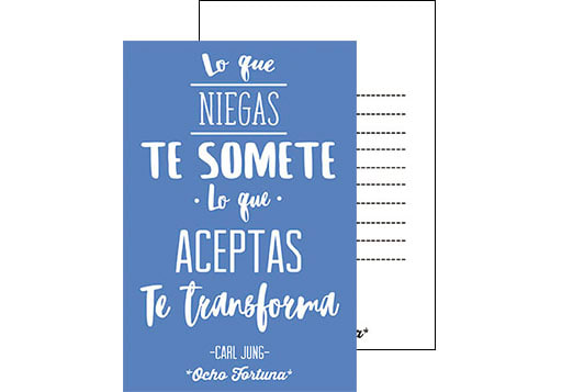POSTAL 10x15 Jung Lo que Niegas