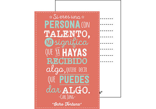 POSTAL 10x15 Jung Talento